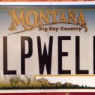 MT vanity SLeeP WELL license plate Sleepy Insomniac Dream Nightmare Apnea Nigh