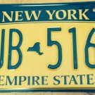 Gold Empire State license plate GJB 5165 Graphic USA NY New York City Manhattan