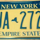 Gold Empire State license plate GJA 2776 Graphic USA NY New York City Manhattan