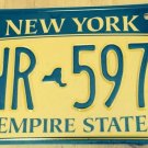 Gold Empire State license plate GNR 5977 Graphic USA NY New York City Manhattan