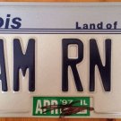 Illinois vanity BAM Body And Mind RuN 1 license plate Alabama Obama