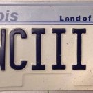 IL vanity JWC 3 license plate Jumior World Championship Sports Run Track Field