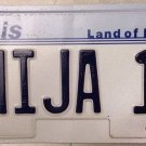 IL vanity MIJA hira license plate Spanish Language My Daughter Father Mother Dad