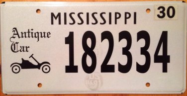 Antique Car License Plate Classic Muscle auto Rat Street Rod Dodge Chevrolet GM