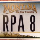 MT vanity RPA 8 license plate Rachel Robert Richard Ruth Ron Raymond Ryan Roger