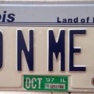 IL vanity ED aNd ME 5 license plate Edwards Edward Edwina Edwidge Edwin Edvard
