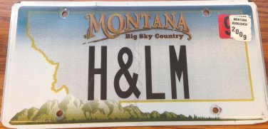 MT vanity H &LM license plate Helen Henry Harold Harry Linda Lisa Larry Howard