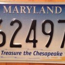 Maryland Treasure Chesapeake license plate Crab heron bird wildlife conservation