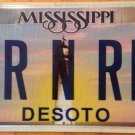 Mississippi vanity KAR CAR N ROAR license plate Sports racing muscle auto speed
