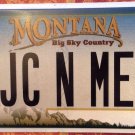 MT vanity Jesus Christ N ME license plate Religion God Lord Catholic Christian
