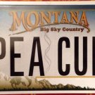 MT vanity PEAnut Butter CUP license plate Pickup Truck Candy Reese's Chocolate