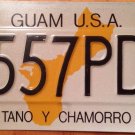 Guam USA Tano Y Chamorro license plate U.S.A. PDE Graphic Oceania Pacific Island