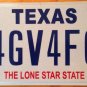 Texas vanity 4 GV 4 FG license plate Greg Gary Frank