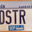 Illinois vanity MaDSTER 1 license plate Madeline Skater Blonde Woman Mad Crazy