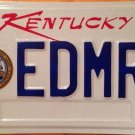 KY Army vanity EDMR 3 US license Plate Military Rank Therapy treatment