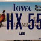 Iowa Pheasant Motorcycle license plate Wildlife Biking Motorbike Harley Hunter