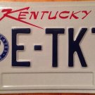 Navy vanity E - TicKeT license Plate Airline Flight Plane Etiquette Polite