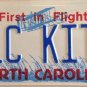 North Carolina vanity TLC KITE license Plate Tender Loving Care Katia Katherine