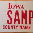 Iowa Medal Of Honor Air Force license plate sample Medal USA Military War