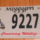 Conserve Wildlife Fish Trout license plate Bass Fisherman Fishing Pole Bait Game