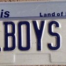 Illinois vanity ALL BOYS 4 license plate Family Father Dad Mother Sons Son Boy