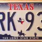 Texas Porsche 934 license plate RRK Le Mans Racing Sports Car 911 Turbo
