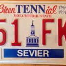 Tennessee Porsche 951 Turbo license plate Luxury Sports German Car 944 FKW AG TN