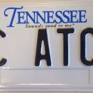 TN vanity RaCy ATCS Air Traffic Control Specialist license plate Plane Pilot Fly