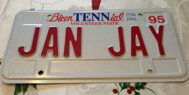 Vanity JAN JAY license plate Janice Janet Jana Jason Jacob Jaylen Jai John James