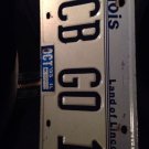Illinois vanity CCB GO license plate