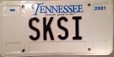 Vanity SK SI license plate Susan Sandra Scott Steve Sharon Sarah Sam Sean Samuel