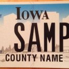 Iowa Gold Star Family license plate Medal Duty Honor Navy USA Military Air Army