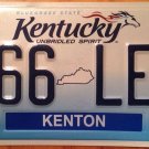 Kentucky Triple Digit 6 Six license plate Repeating Number 666 LET Devil Evil KY