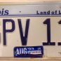 IL vanity GPV 11 license plate Gloria Greg Gladys Grace George Gary Gerald Glenn