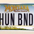 Montana vanity HUN BND license plate Honey Bun Band