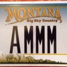 MT vanity AMMM license plate American Medical Marijuana Movement Drug Addiction