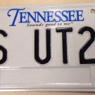 Tennessee vanity BS UT 2G license plate