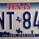Texas BMW 840 license plate NNT Lone Star Luxury Car 8 Series Beamer Bimmer Auto