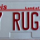 Illinois vanity 77 RUGS license plate Rug Carpet Cleaning Clean Persian
