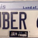 ILLINOIS vanity HUBER 68 license plate 1968 Hueber German Language Hubert