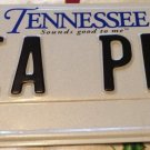 Tennessee vanity KIA PET license plate Name Animal Dog Cat