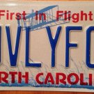 North Carolina vanity LOVeLY F04 license plate Love Life Cancer
