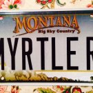 Montana vanity MYRTLER Myrtle tree Beach Resident license plate South Carolina