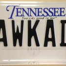 Tennessee vanity HAWK ADV license plate Adventure Advertising bird eagle