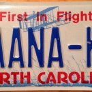 North Carolina vanity NAANA NANA KID license Plate Grandma Grandmother Children