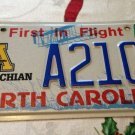 North Carolina Appalachian Mountaineers University license Plate College NCAA NC