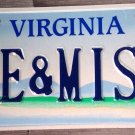 Virginia Meadow optional vanity ME & MISSY license plate Wife Love