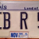 Illinois vanity DEB R 57 license plate Debbie Debra Deborah Debby 1957 Deb