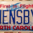 North Carolina vanity OWENS BYE license plate Jesse Terrell sports Owen Dana