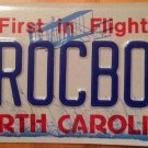 North Carolina vanity BROC BOY license plate Brock Broccoli Badger Brocke Broke